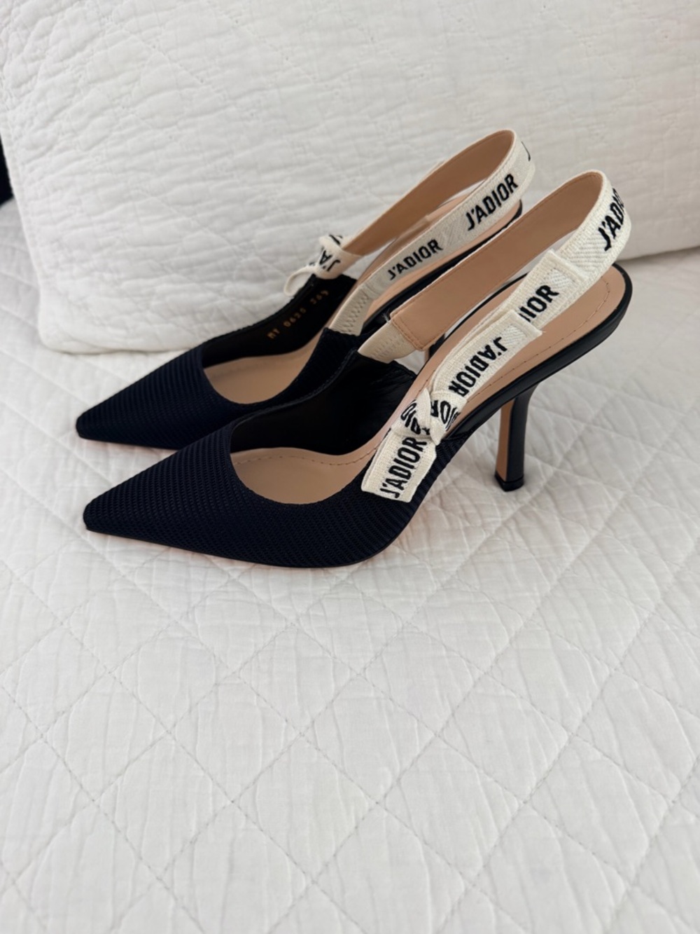 Dior Black J’Adior Slingback Pumps/Heels 10 cm heel, 36.5, BNIB - Picture 2 of 13